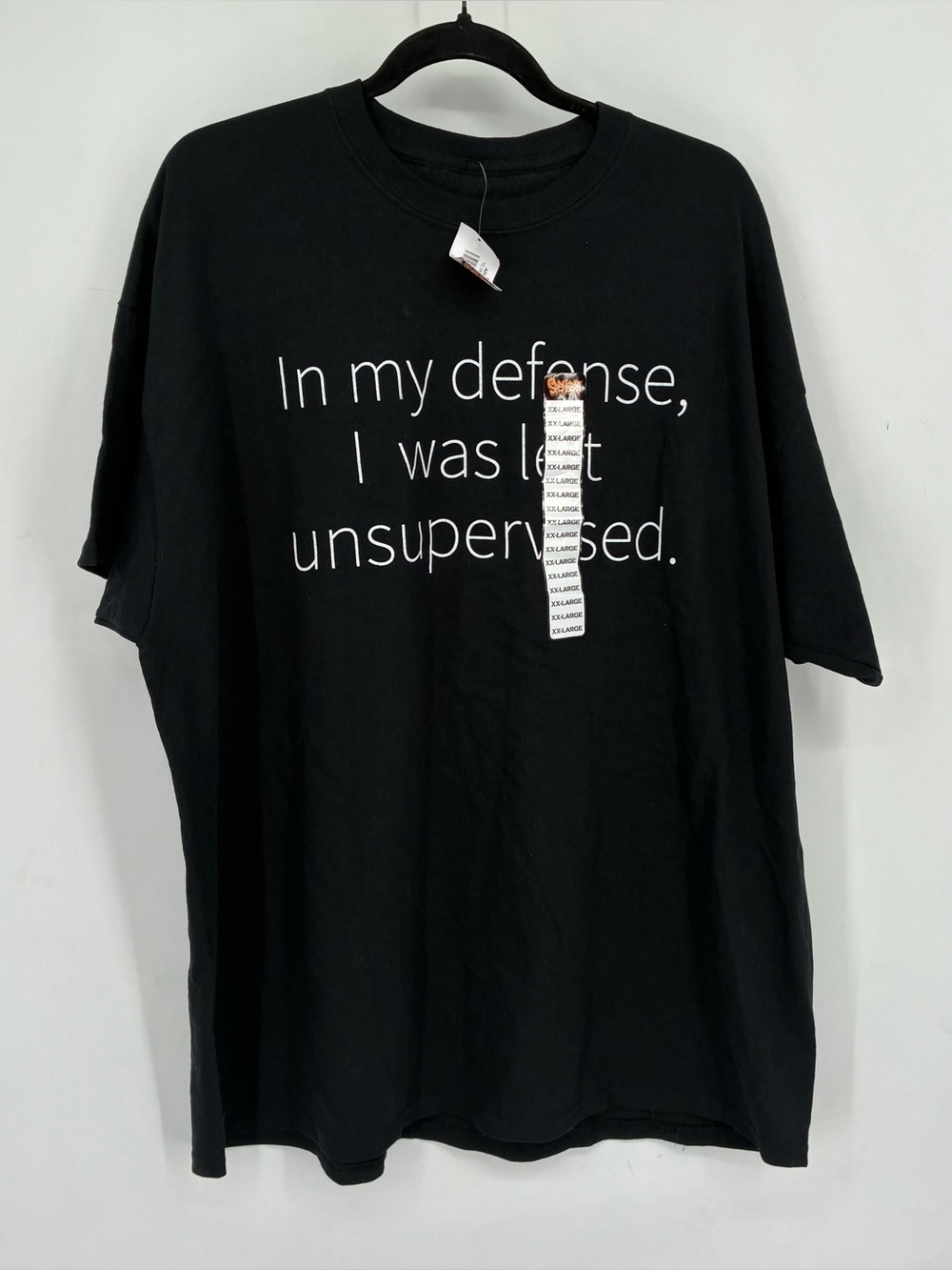 NEW Spencers Mens 2XL Funny Graphic Work Office Career Tee TShirt Black Attitude